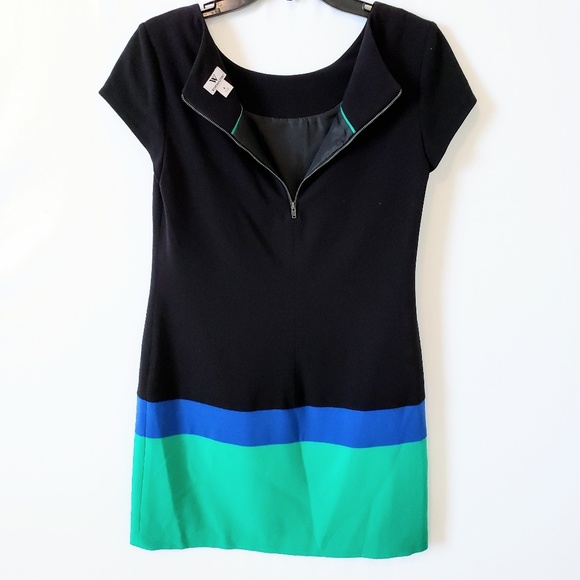 WORTHINGTON Color Block Shift Dress - Picture 2 of 4